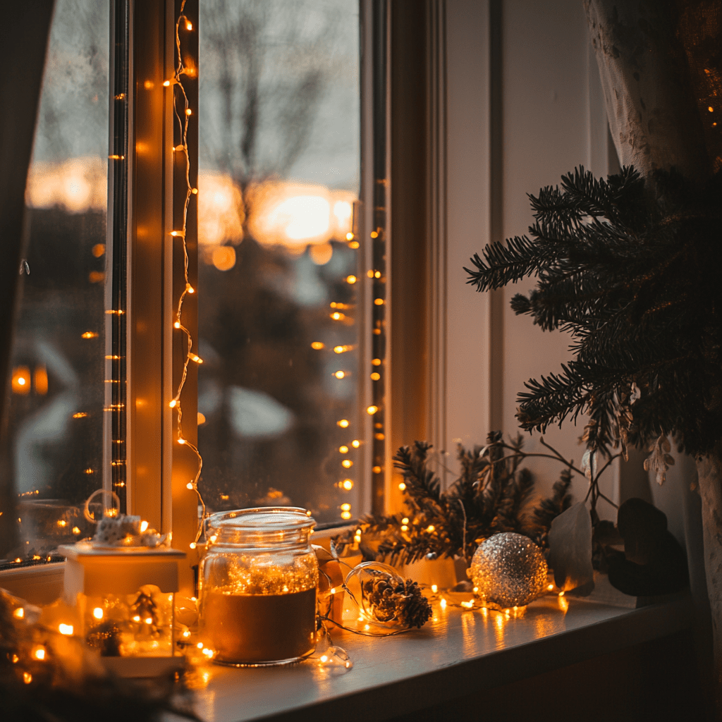 Ideas for Budget-Friendly Christmas Window Decorations wrapping up